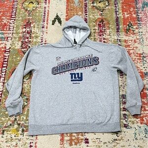 New York Giants 2011 NFC Conference Champions Reebok Hoodie Sweatshirt